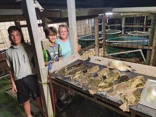 Flounder Fishing in Port O'Connor, Texas