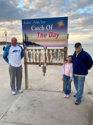 Black Drum, Redfish, Speckled Trout Fishing in Rockport, Texas