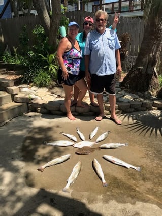 Flounder, Speckled Trout Fishing in Galveston, Texas