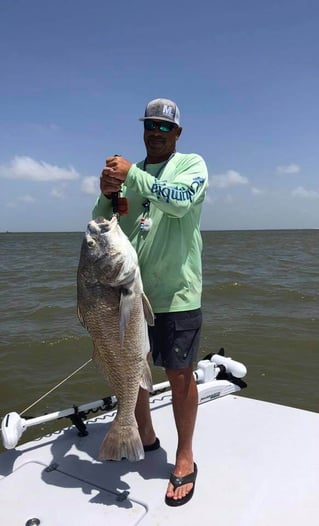 Black Drum Fishing in Rockport, Texas