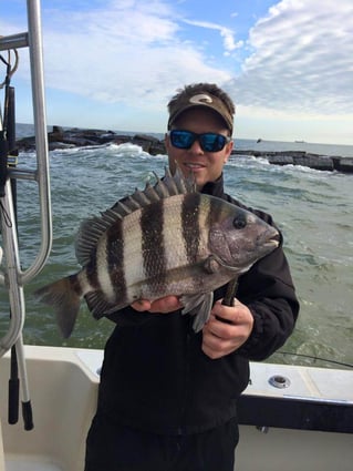 Sheepshead Fishing in Galveston, Texas