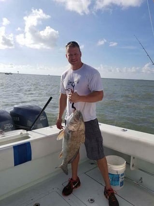 Black Drum Fishing in Galveston, Texas