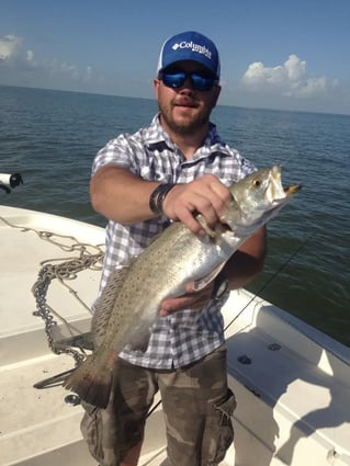 Speckled Trout Fishing in Texas City, Texas