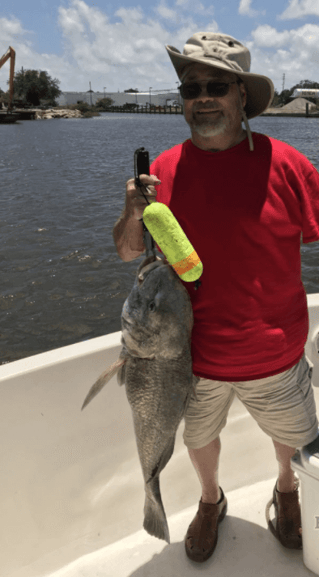 Black Drum Fishing in Biloxi, Mississippi