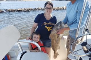 Black Drum Fishing in Biloxi, Mississippi