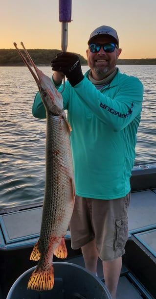 Alligator Gar Fishing in Waco, Texas