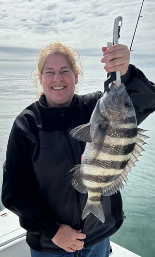 Sheepshead Fishing in Jacksonville, Florida