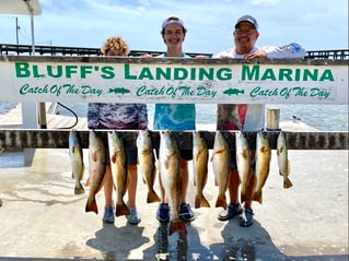 Targeting Big Reds, Trout, Flounder and Black Drum!