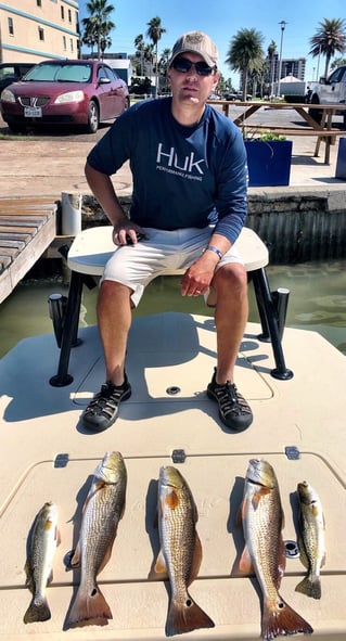 Redfish, Speckled Trout Fishing in Port Isabel, Texas