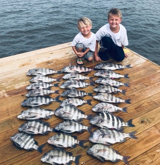 Sheepshead Fishing in Manteo, North Carolina