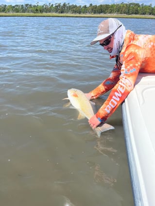 Redfish Fishing in Sneads Ferry, North Carolina