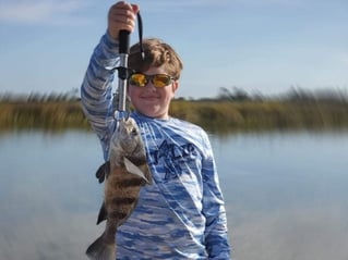 Black Drum Fishing in Gulfport, Mississippi