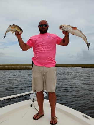 Redfish Fishing in Yscloskey, Louisiana