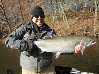 Chinook Salmon Fishing in Manistee, Michigan