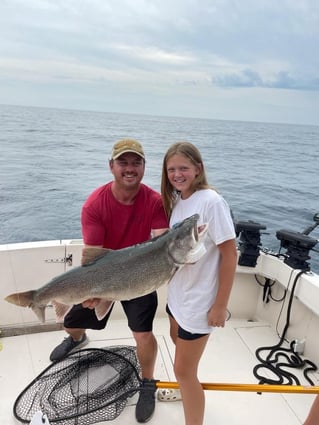 Chinook Salmon Fishing in Milwaukee, Wisconsin