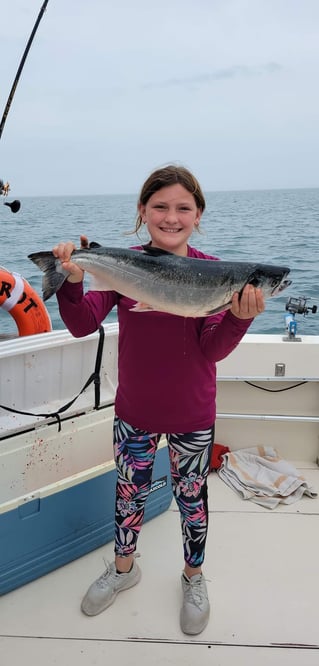 Chinook Salmon Fishing in Milwaukee, Wisconsin