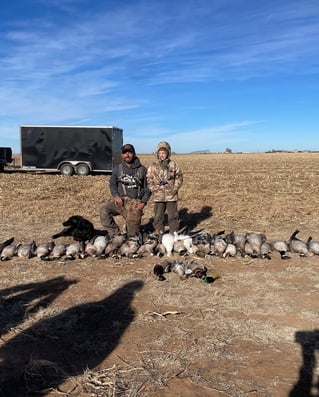 West Texas Plains Goose Hunting