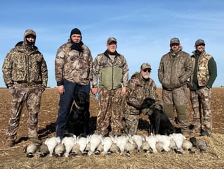 West Texas Plains Goose Hunting