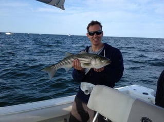 Cape Cod Bay Bass and Bluefish trip