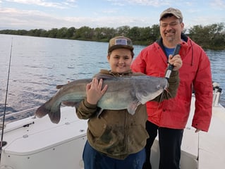 Blue Catfish Fishing in San Antonio, Texas