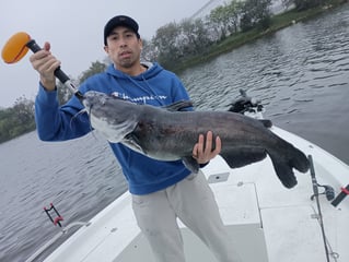 Blue Catfish Fishing in San Antonio, Texas