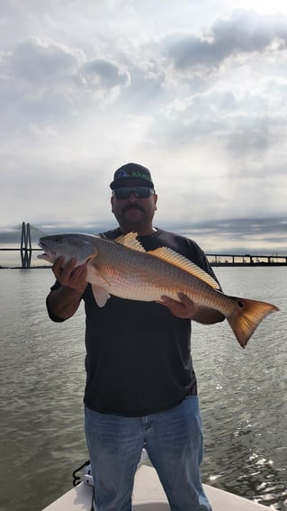 Epic Redfish Pursuit in Galveston