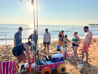 Fishin' Girl Cathy Sanders Surf Fishing Guide