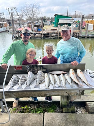 Black Drum, Redfish, Speckled Trout Fishing in Baytown, Texas