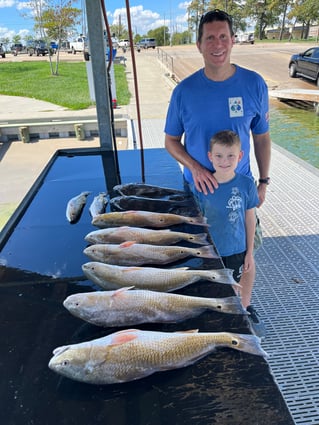 Black Drum, Redfish Fishing in Baytown, Texas