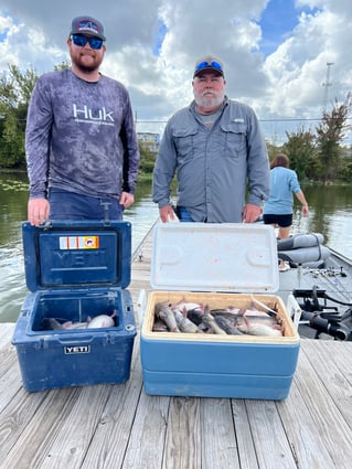 Blue Catfish Fishing in Montgomery, Texas