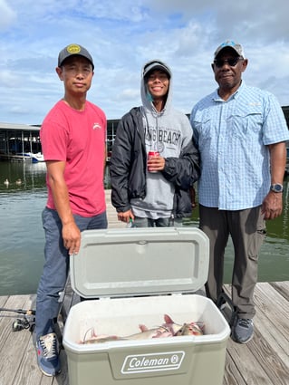 Blue Catfish Fishing in Montgomery, Texas