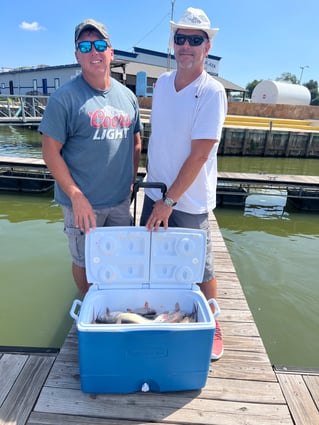 Blue Catfish Fishing in Montgomery, Texas