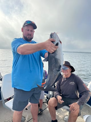 Blue Catfish Fishing in Montgomery, Texas