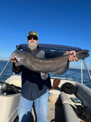 Blue Catfish Fishing in Montgomery, Texas