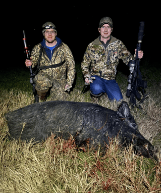 Hog Hunting in Honey Grove, Texas