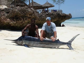 Blue Marlin Fishing in Matemwe, Tanzania