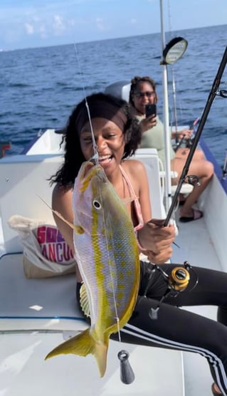 Yellowtail Snapper Fishing in Cancún, Mexico