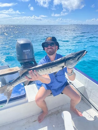 Barracuda Fishing in Cancún, Mexico