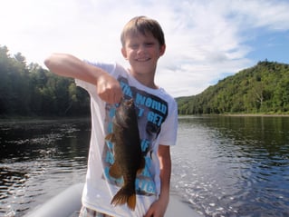 Smallmouth Bass Fishing in West Forks, Maine