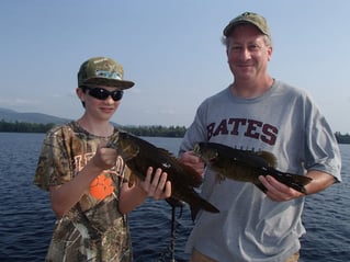 Smallmouth Bass Fishing in West Forks, Maine