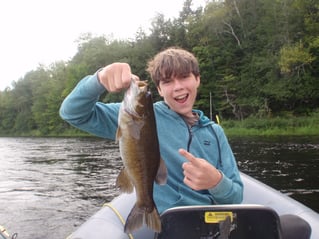 Smallmouth Bass Fishing in West Forks, Maine