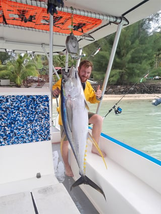 Yellowfin Tuna Fishing in Moorea-Maiao, French Polynesia