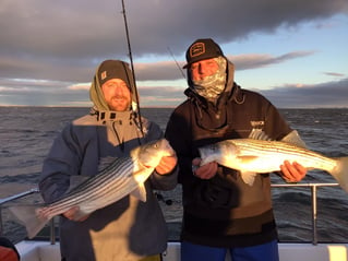 6 hour trip- weekday stripers(am)