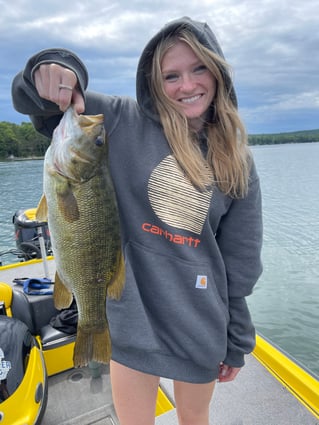 Traverse city smallmouth bass trip