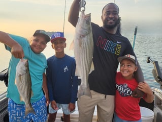 Striped Bass Fishing in Dadeville, Alabama