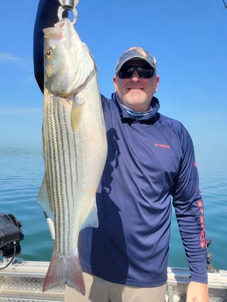 Striped Bass Fishing in Dadeville, Alabama