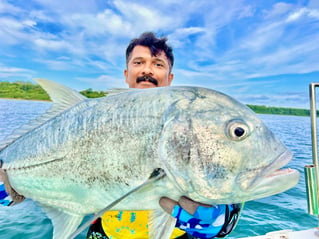 Giant Trevally Fishing in