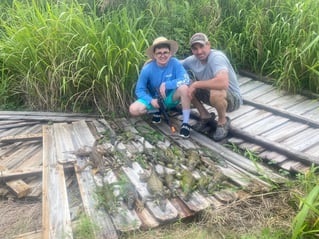 Iguana Hunting in West Palm Beach, Florida