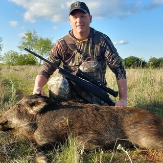 Hog Fishing in Seymour, Texas