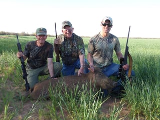 Hog Fishing in Seymour, Texas